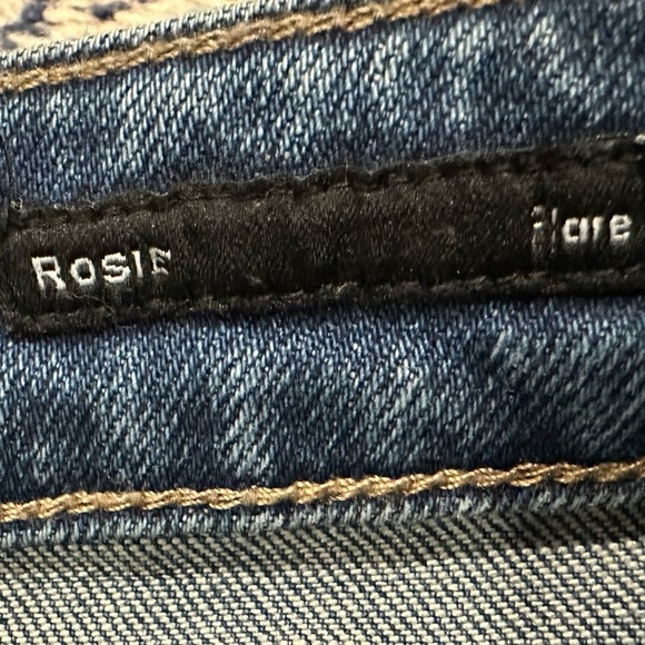 Flared Blue Denim Jeans - Picture 7 of 12